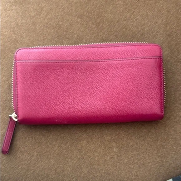 Kate Spade Pink Saffiano Leather Wallet - Picture 4 of 10